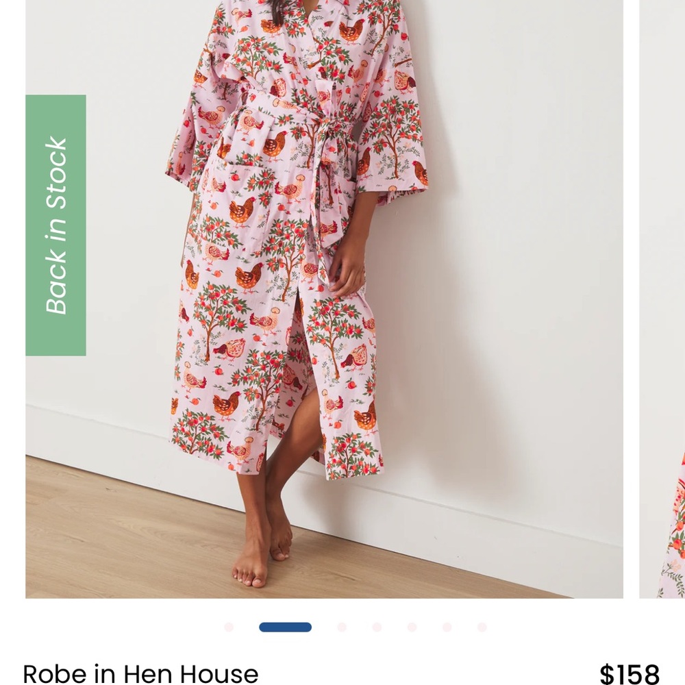 Hen House Robe and Pajama set